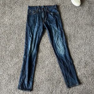 H&M dark blue mens skinny jeans size 29/30